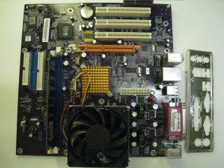 741GX M ECS Elitegroup motherboard With CPU 1x 512MB SOCKET 462