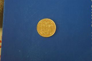Gold Coin Ecuador 10 Sucres 1899