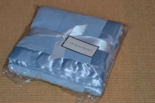 Elegant Baby Blanket in Powder Blue   Plush/Soft   NWT/Great $$$