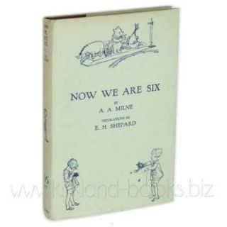  three by a a milne and e h shepard second edition with dust jacket