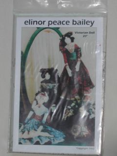 Elinor Peace Bailey Victorian Doll Pattern NIP**