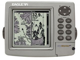 Lowrance Eagle SeaCharter 480DF w/GPS, high speed transducer, and temp