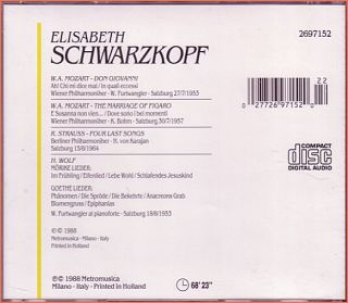 singer, Dame Elisabeth Schwarzkopf, DBE, was born Olga Maria Elisabeth