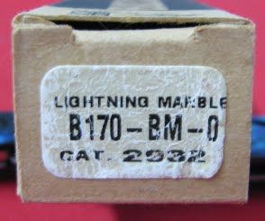 Buck Knife 170 BM Blue Marble 2000 Small Lightning USA