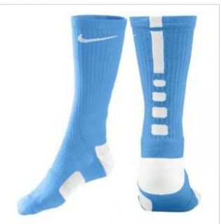 Nike Elite Basketball Socks Large in University Blue White SX3693 412
