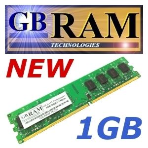1GB Memory RAM for eMachines eMachines W3609 DDR2 533