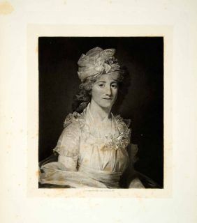 1879 Photogravure Elizabeth Willing Jackson Portrait Gilbert Stuart