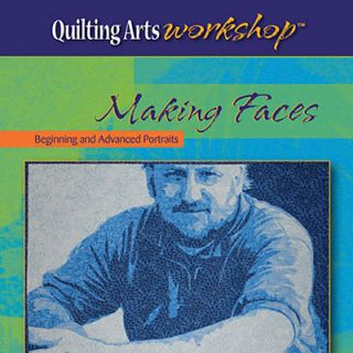 Making Faces Maria Elkins Print Portrait Quilts New DVD