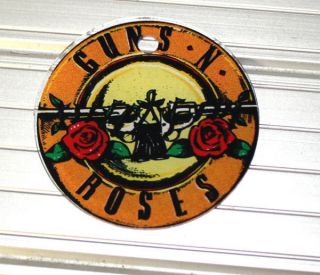 VERY RARE Data East Guns N Roses Pinball Machine KEY FOB Plastic