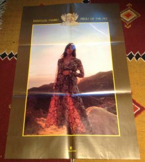 EMMYLOU HARRIS Pieces Of The Sky 1975 Warner Promo Poster 23 x 35 VERY