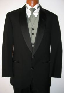 Black Cheap Tuxedo Jacket Formal Costume Theatrical Discount Ring