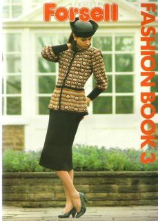 Forsell Fashion Book 3 Machine Knitting 1988 High Fashion Sweaters Etc