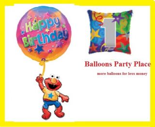 Elmo Floating 1st 2nd 3rd 4th Birthday Party Balloons Sesame Street