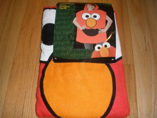 Sesame Street Elmo Hooded Towel 30 x 72 NIP