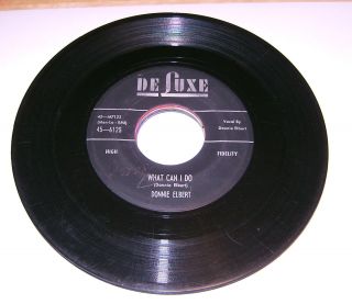 Donnie Elbert What Can I do B w Hear My Plea 1957 Deluxe Label 6125