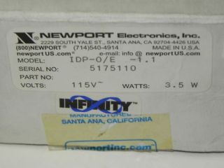 Newport IDP O E 1 1 Panel Meter Idpoe IDP0E
