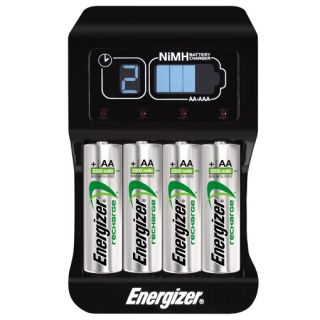 Energizer Smart Charger Rechargeable (4x2) AA2300 mah Batteries 4x1