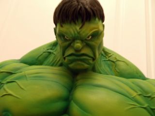 SCALE HULK STATUE COMIQUETTE KIT CUSTOM PAINTED WITH STREET BASE