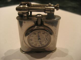 RARE Antique Vintage 1930s Elsmere Watch Lighter Near Mint Condition