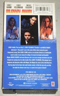  Away VHS Avid Home Entertainment 1993 Corey Haim Nicole Eggert