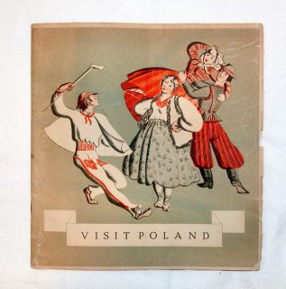  Poland Travel Promotional Book 1939 English Trans 12 Pages