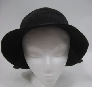 you are bidding on an elvis pompilio gray fedora wool brim hat in one