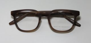 New Barton Perreira Elwood 49 21 145 Brown Optical Eyeglasses Frames