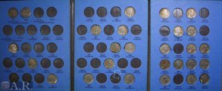 1913 1938 P D s Buffalo Nickel 84 Coin Lot Partial Set