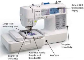  affordably Brother SE400 Computerized Embroidery and Sewing Machine