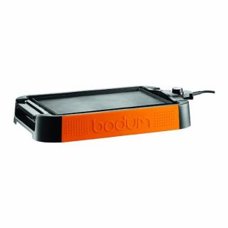 Bodum Electric Indoor Table Grill and Griddle Orange 11133 106US