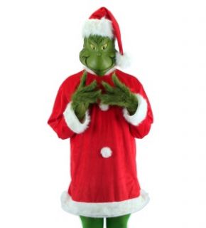 Grinch Who Stole Christmas Santa Grinch Adult Costume Large x Large