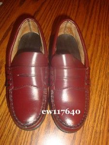 New Ephrata Boys Toddler Brown Penny Loafer Slip on Loafers Boy Shoes