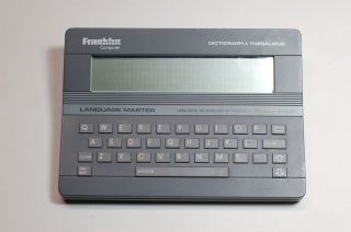 Franklin Computer Language Master LM 2000 Electronic Dictionary