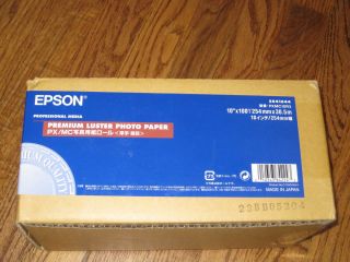 Epson Ultra Premium Photo Paper Luster Roll 10in x 100ft