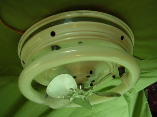 Vtg Segil Electric RETRO Ceiling Wall Kitchen Exhaust Lighted Fan 9 95