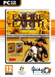 pc video game empire earth 2 gold 2 game set