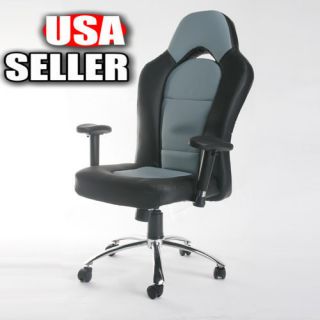  PU Leather Executive Computer Ergonomic Office Desk Task Chair