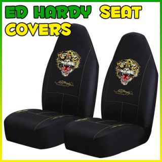 Ed Hardy Tiger Seat Covers Brand New Pair