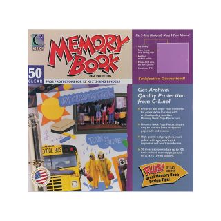 Memory Book Top Loading Page Protectors 12X12   50 Count Box