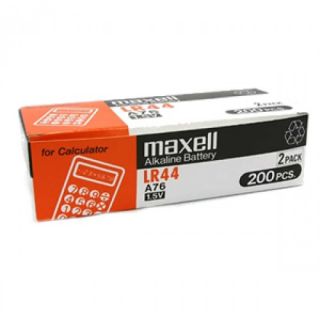 200pcs Maxell LR44 1 5V Micro Alkaline Batteries Japan Made