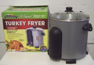 Masterbuilt Electric Indoor Turkey Fryer Large Capacity Deep Fryer 22