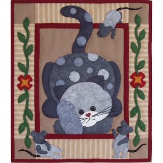  of Greenfield Spotty Cat Quilt Kit   15 x 13