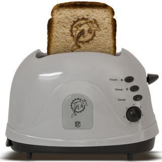  toaster featuring the miami dolphins logo toasts bread english muffins