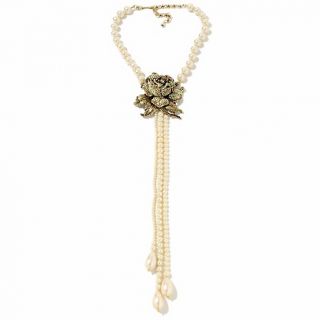 Heidi Daus Rose Elegance Simulated Pearl 16 Necklace