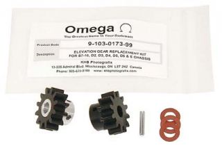 elevation gear replacement kit for omega d e b enlargers