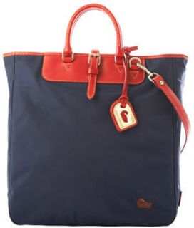 DOONEY & BOURKE Handbags Nylon Editors Tote Bag Navy / Red Trim FW346