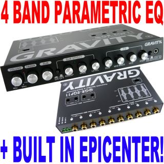  Digital Bass Processor 4 Band EQ Epicenter Equalizer BX 4EQ New