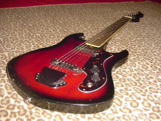 Vintage 60’s Norma Japan Import Slab Slide Electric Guitar w