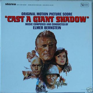 Elmer Bernstein Vince Hill Cast A Giant Shadow LP