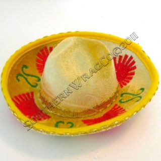 Mini Yellow Sombrero Hat by Elope Unisex Same Day 